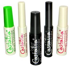 mascara para pestañas 100% natural con aceite de ricino 
